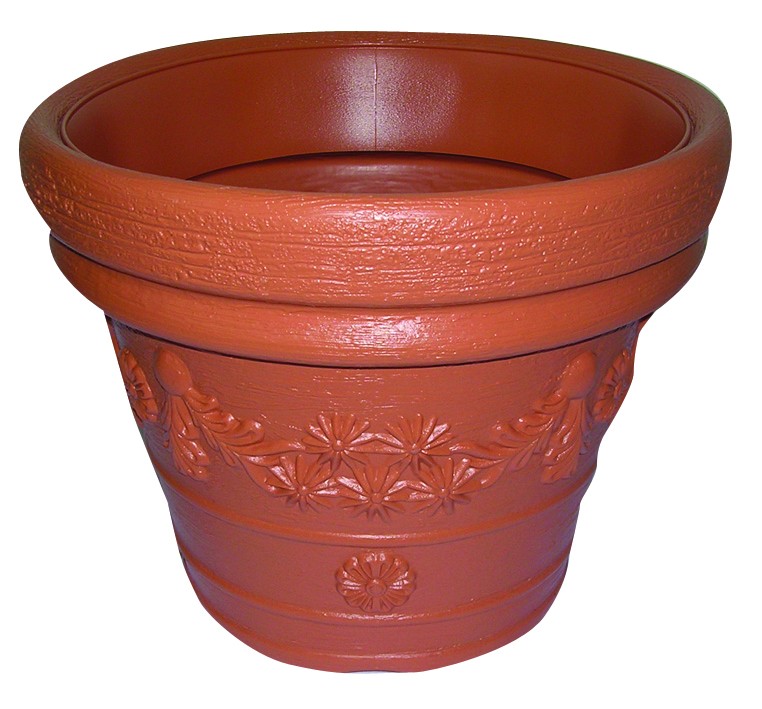 PROSPERPLAST DECORA Květináč 45x35,8cm terakota DBDE45
