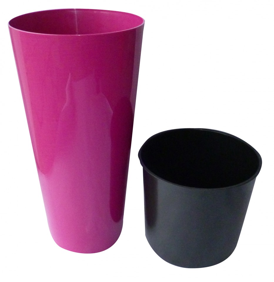 J.A.D. TOOLS Květináč "TUBUS Slime", DTUS 150S, fuksie, průměr 150 mm