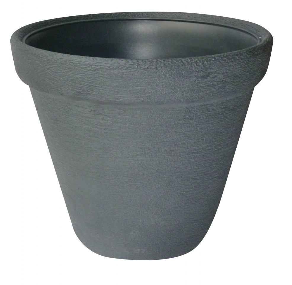 Prosperplast 12401 Květináč CLASSIC 35 cm, antracit