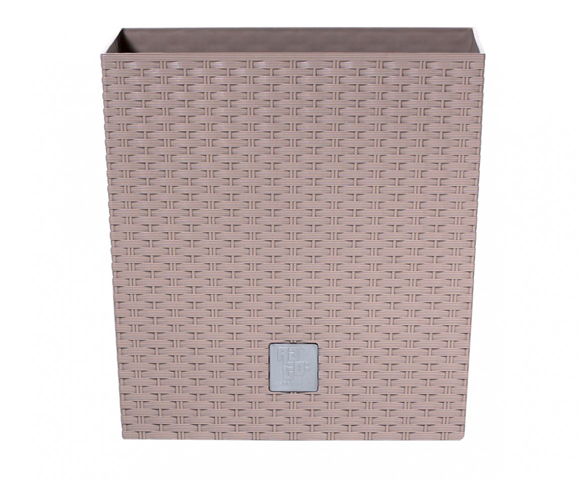 J.A.D. TOOLS Květináč RATO low 26,2x26,2x26,6cm, béžový