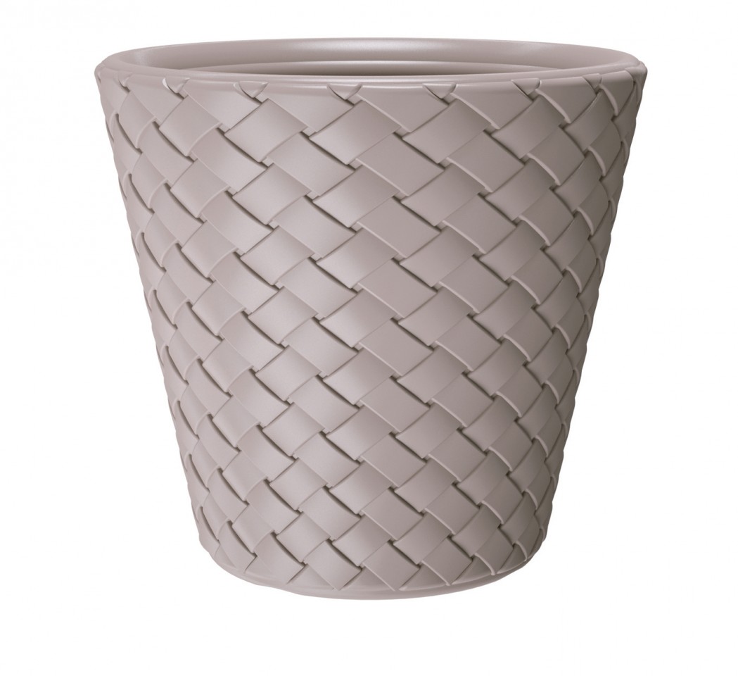 Prosperplast Květináč MATUBA bez vkladu 30 cm mocca