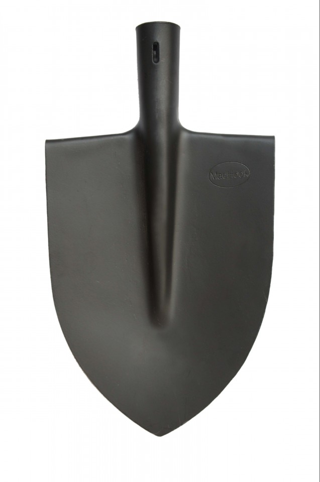MacHook 5310 Rýč špičatý bez násady, černý, 200 x 300 mm