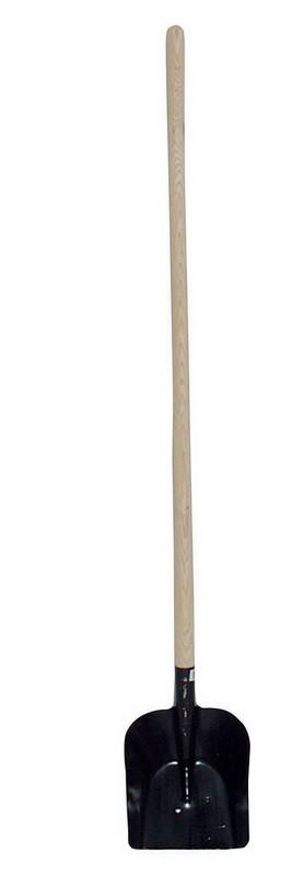 Lopata stájová s násadou 130 cm, kladívkový lak