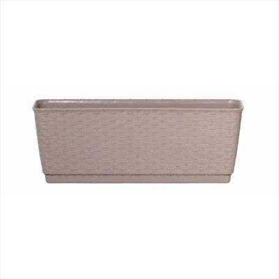 PROSPERPLAST Truhlík s miskou RATOLLA CASE mocca 88,1cm