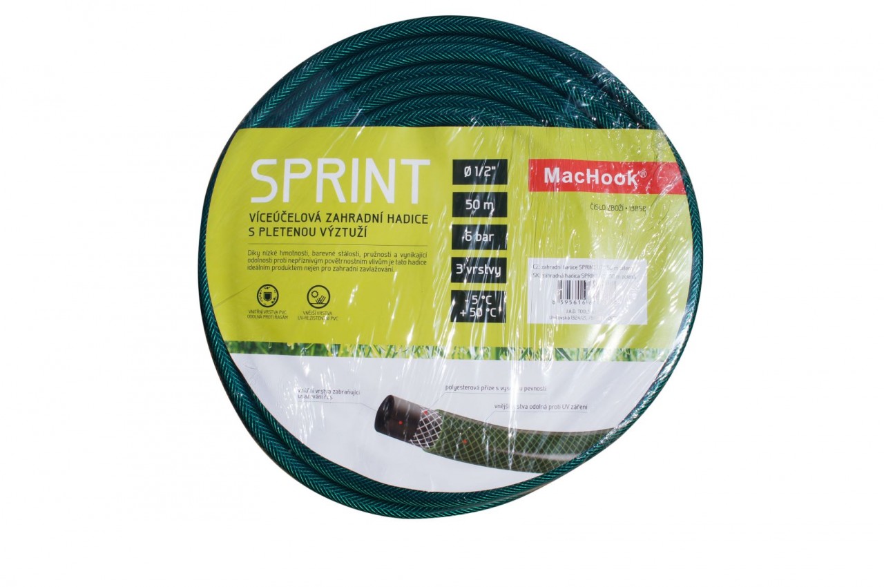 MacHook 13862 SPRINT 3/4" 50 m zahradní hadice zelená