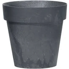 PROSPERPLAST Květináč CUBE BETON EFFECT antracit 40cm