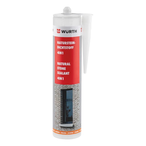 WURTH Těsnicí hmota 4 v 1 pro přírodní kámen 310 ml černá