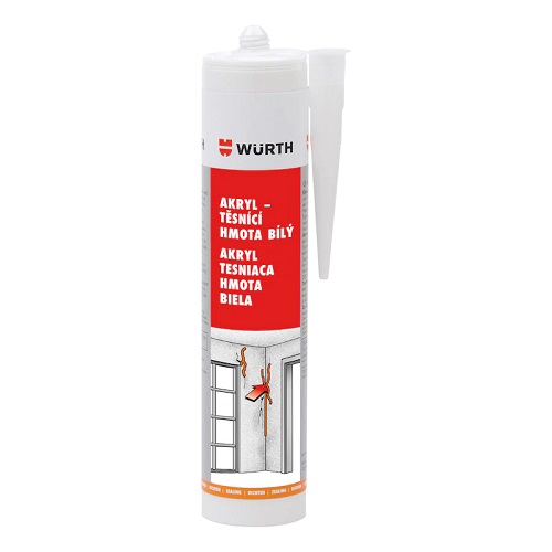 WURTH akrylová těsnící hmota 310 ml bílá