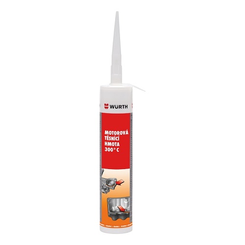 WURTH Silikonová těsnící hmota motorů 310 ml červená