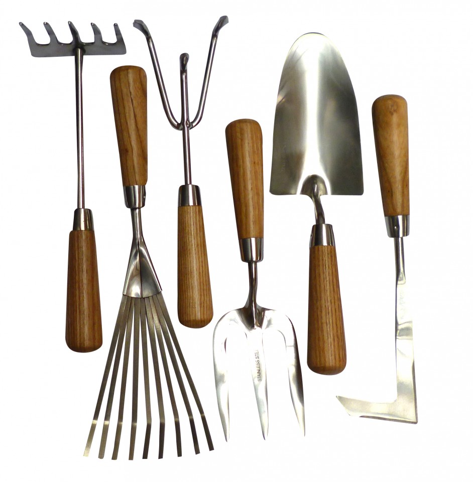 J.A.D. TOOLS G301 Sada zahradního nářadí nerez 6ks