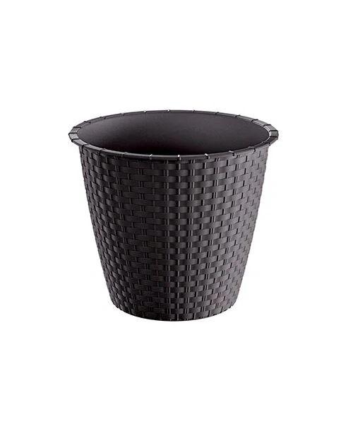 Prosperplast květináč bez misky Ratolla Round - umbra