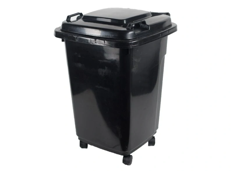 Garlist GRS koš / popelnice černá s kolečky 50 l
