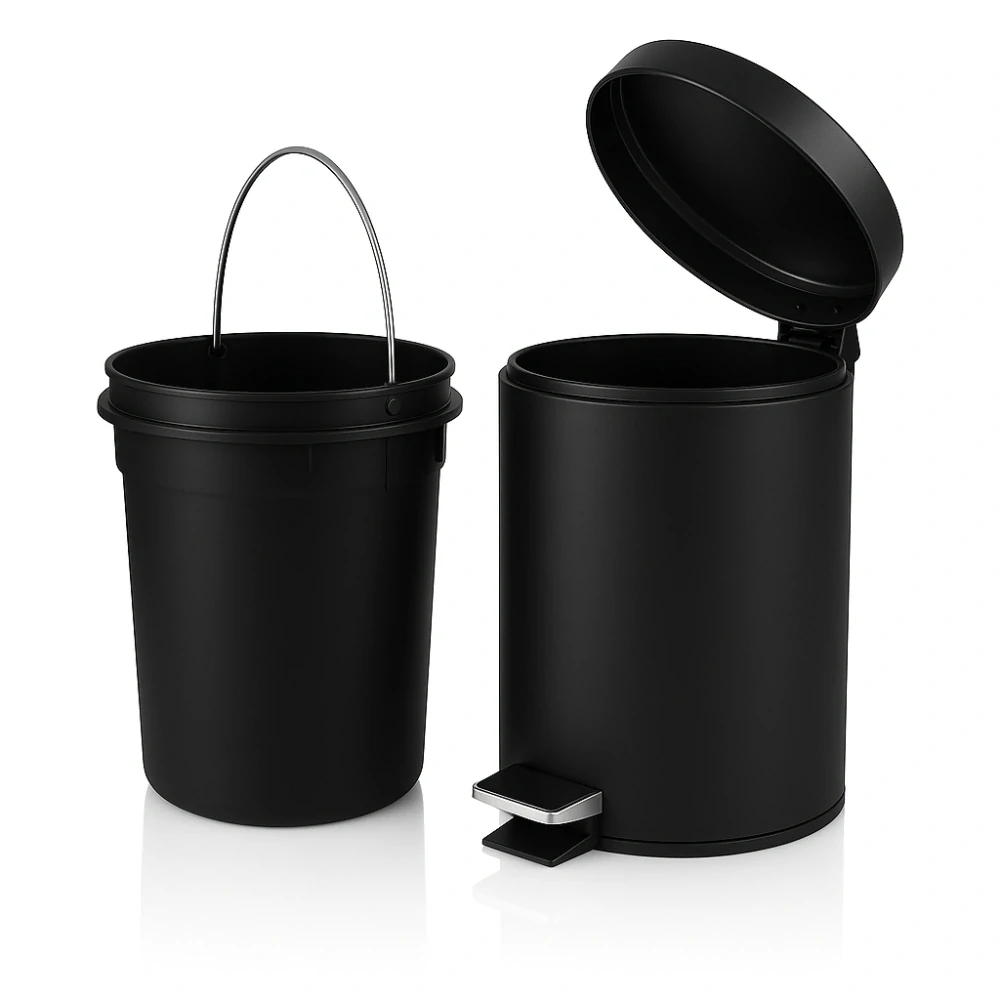 Garlist TBS-05 Odpadkový koš matná černá 5 l