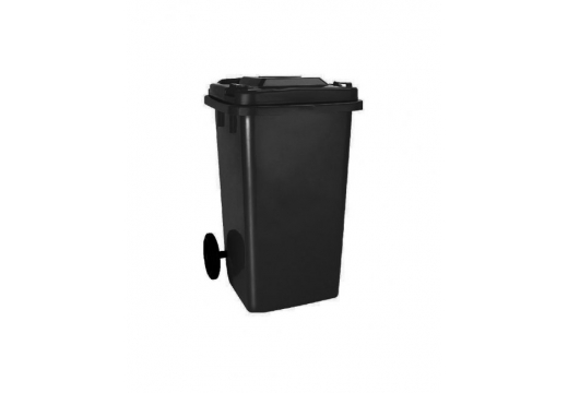 Max D100B Popelnice 100 l černá s kolečky