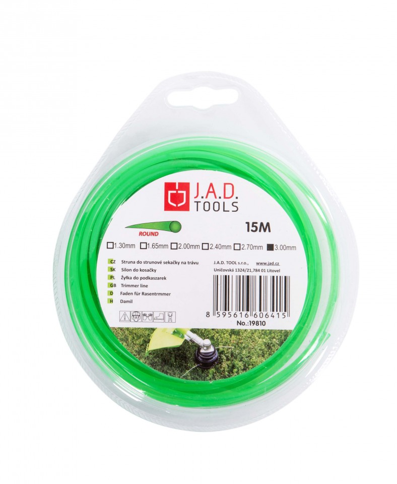 Struna kul.2,0mm-blistr 15m