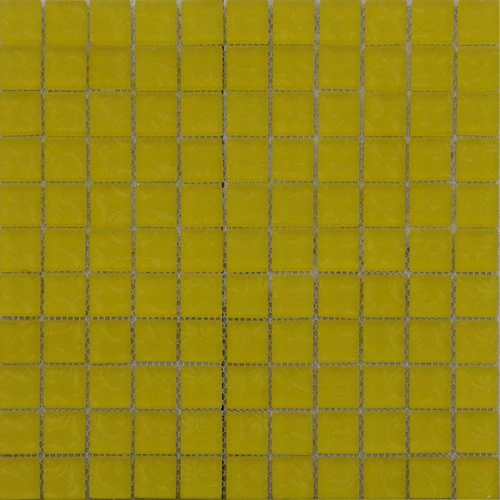 Maxwhite ASDK2H02 Mozaika skleněná žlutá s dekorem 29,7x29,7cm sklo