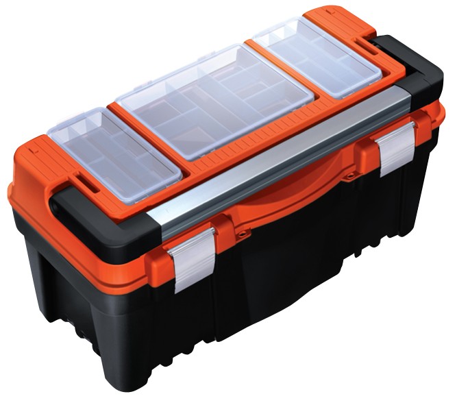PROSPERPLAST FIREBIRD kufr na nářadí oranžová, 550 x 267 x 277 mm N22RPAA