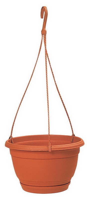 Prosperplast Květináč závěsný "AGRO", DAGW 3, barva terakota (vč. misky), průměr 210 mm