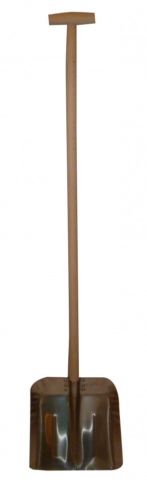 Lopata hliníková velká s pozinkovanou lištou, s násadou "T" 120 cm