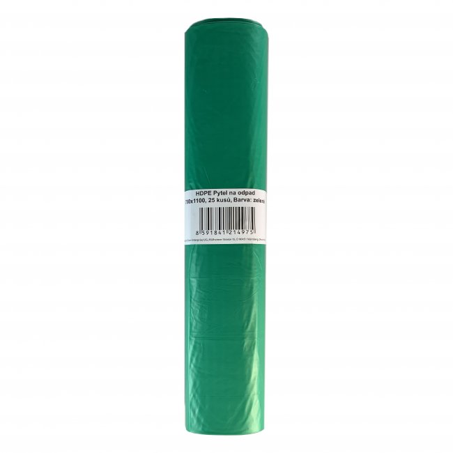 Maxpack Pytle na odpad zelené 120L - 70 x 110 cm - 25ks (40mic)