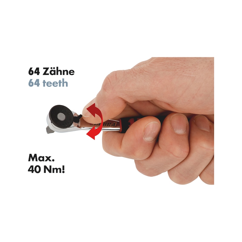 WURTH SADA MULTI NÁSTRČNÝCH KLÍČŮ 1/4", MINI