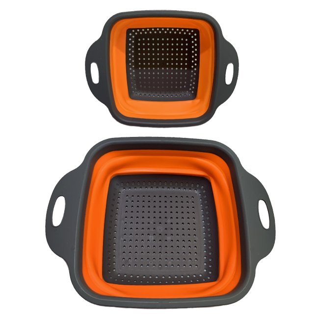 Max Skládací silikonové misky se sítky 2ks