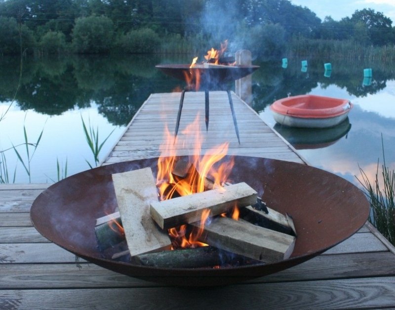 GRL Cortenová mísa na vodu/ ohnisko 60 x 14 cm