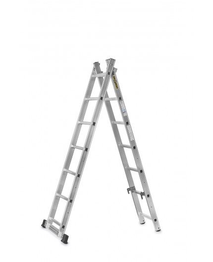 Drabest Žebříkové lešení hliníkové 185x114x33cm s plošinou ARD2x7