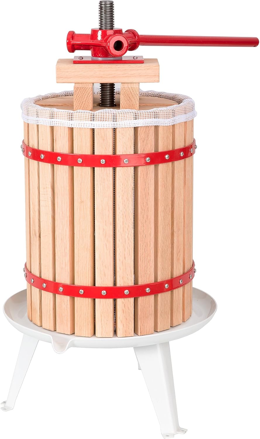 Garlist GLZ030 masivní lis na ovoce dub 30 l