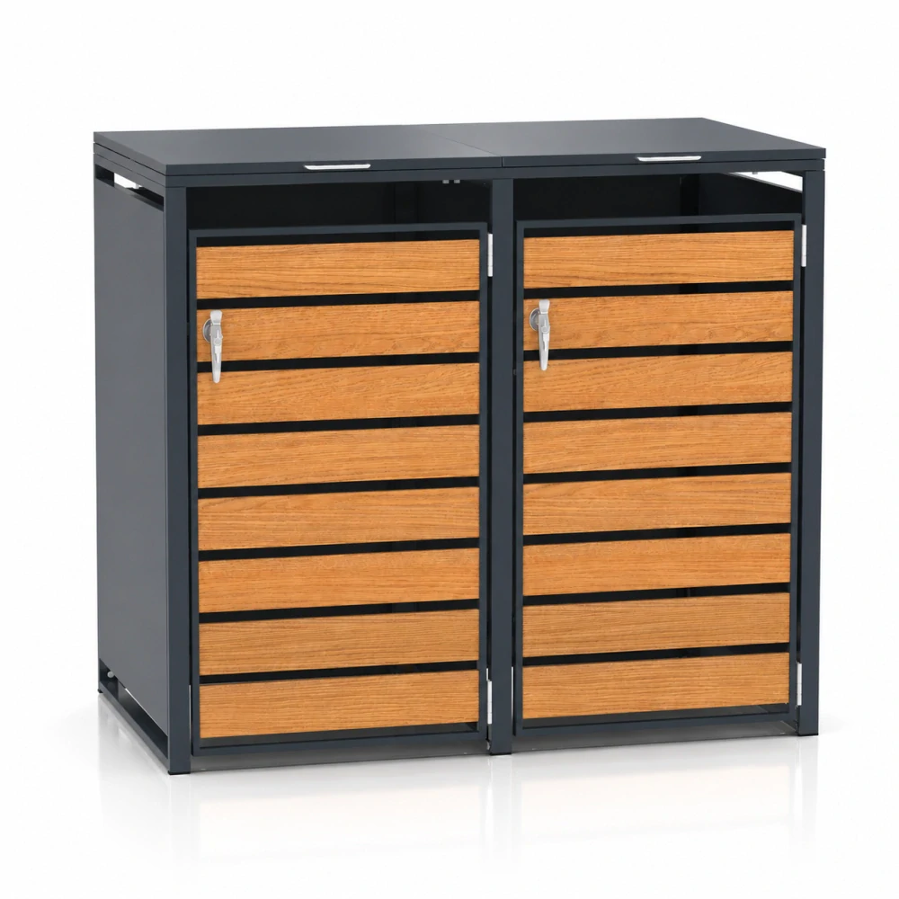 Garlist BGP-02 Přístřešek / box na popelnice 2 x 240 l