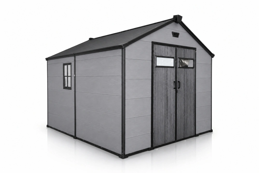 Garlist ZDP-03 Zahradní plastový domek 245 × 245 cm (6 m²) šedý