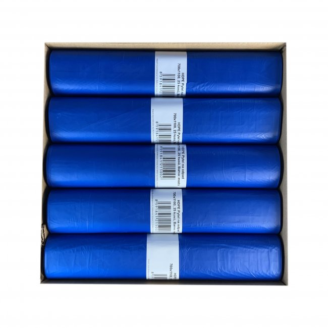 Maxpack Pytle na odpad modré 120L - 70 x 110 cm - 25ks (40mic)