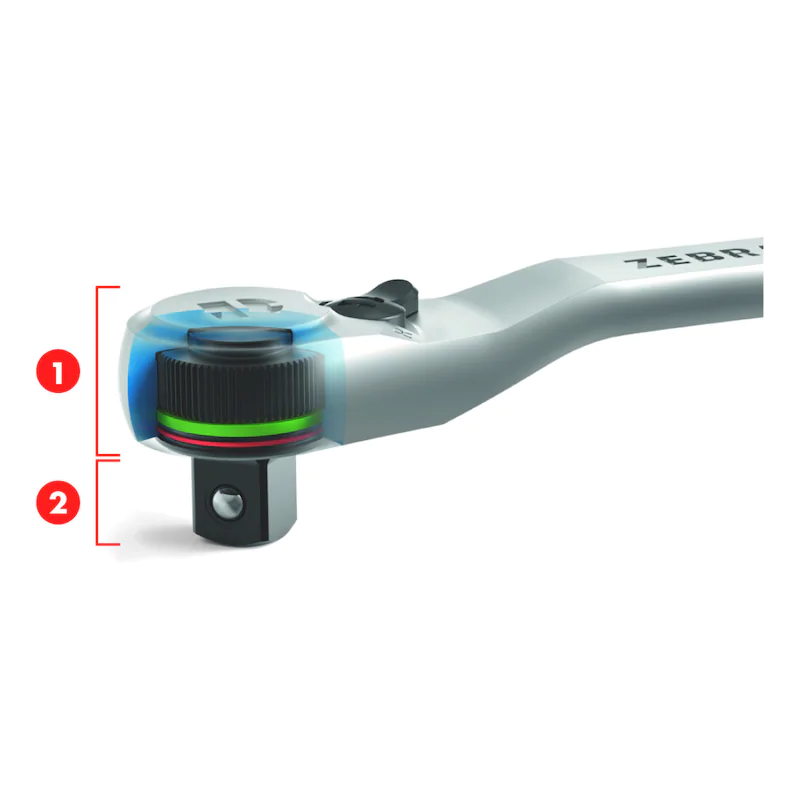 WURTH GOLA SADA NÁSTRČNÝCH KLÍČŮ 1/4", PRACHOTĚSNÁ