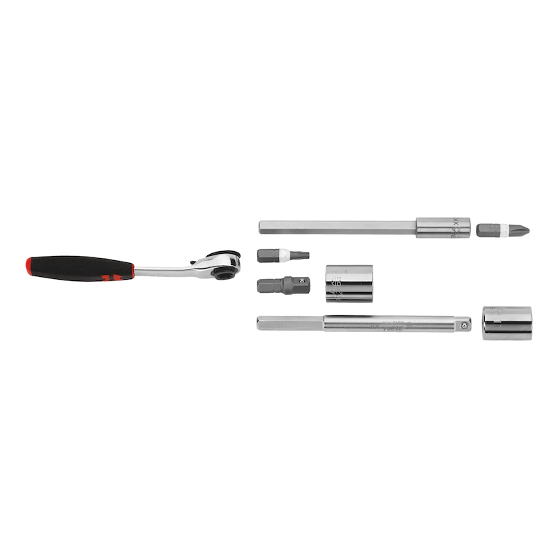 WURTH SADA MULTI NÁSTRČNÝCH KLÍČŮ 1/4", MINI