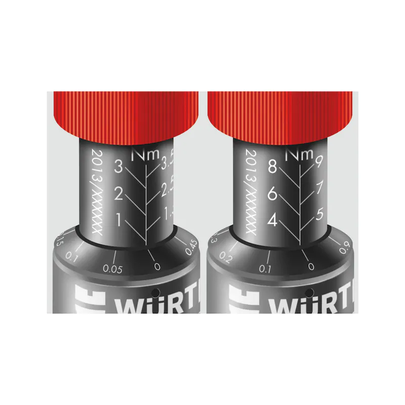 WURTH MOMENTOVÝ ŠROUBOVÁK 1/4" 4,0 - 9,0 NM