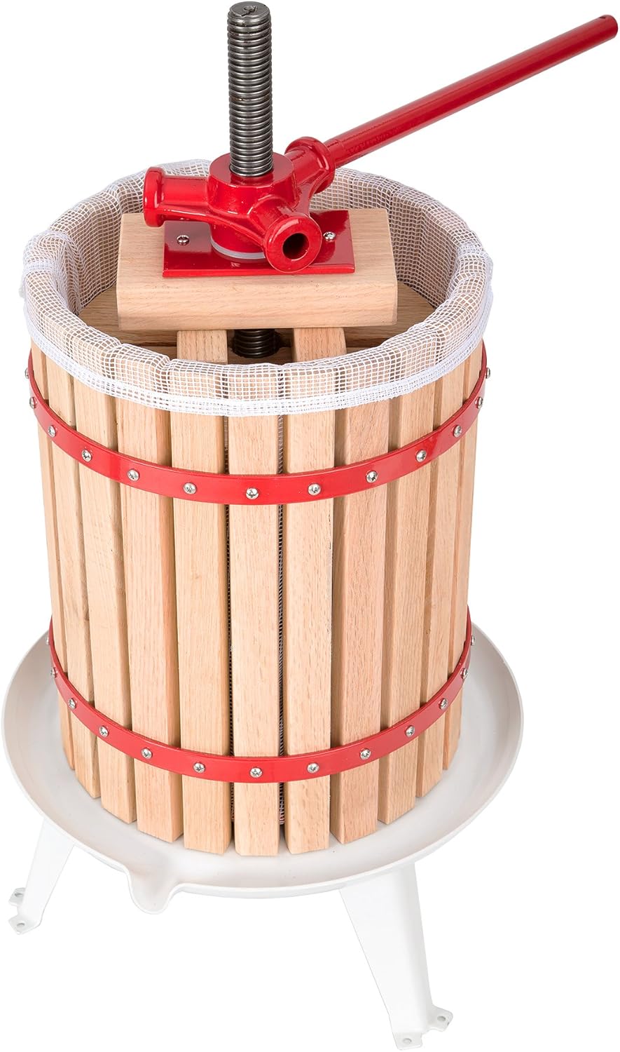 Garlist GLZ030 masivní lis na ovoce dub 30 l