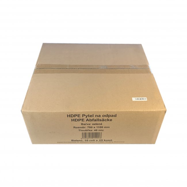 Maxpack Pytle na odpad zelené 120L - 70 x 110 cm - 25ks (40mic)