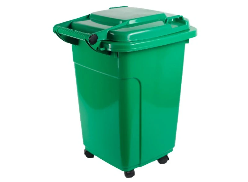 Garlist GRS koš / popelnice zelená s kolečky 50 l