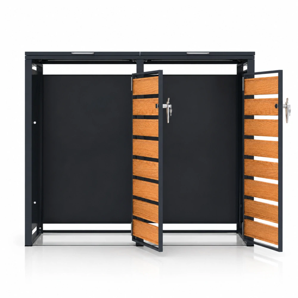 Garlist BGP-02 Přístřešek / box na popelnice 2 x 240 l