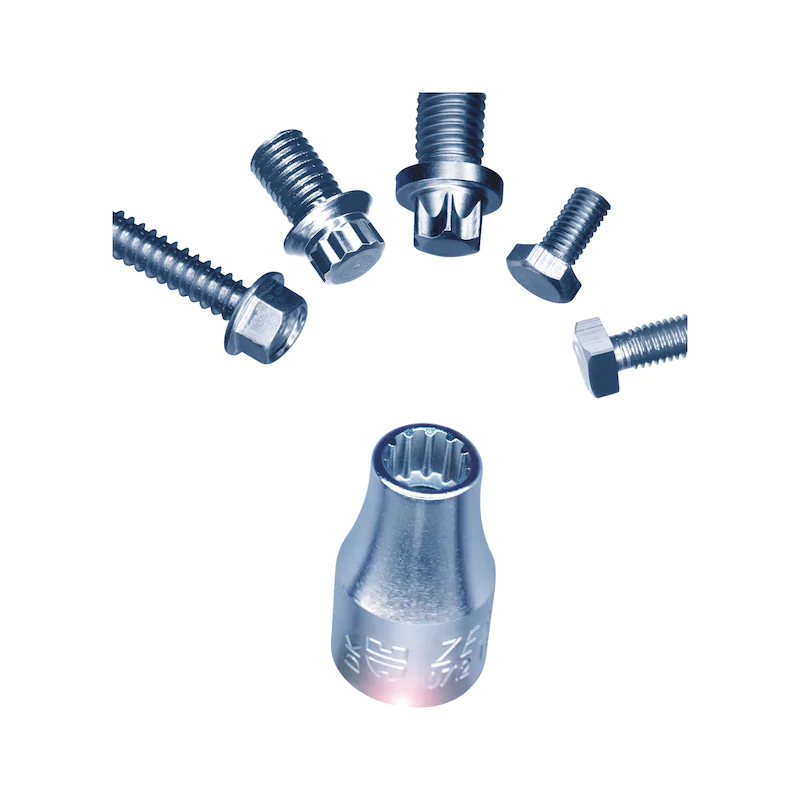 WURTH SADA MULTI NÁSTRČNÝCH KLÍČŮ 1/4", MINI