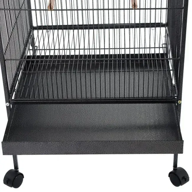 Garlist BC01 Ptačí voliéra klec antická stříbrná 520x520x1570mm