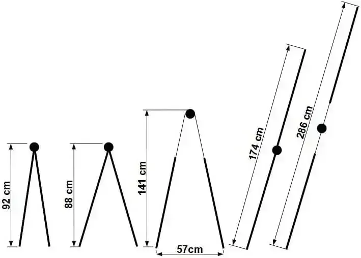 Garlist MHR0403 Profi Oboustranný výsuvný žebřík 4x3