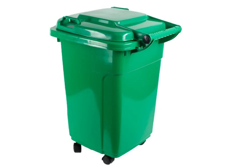 Garlist GRS koš / popelnice zelená s kolečky 50 l