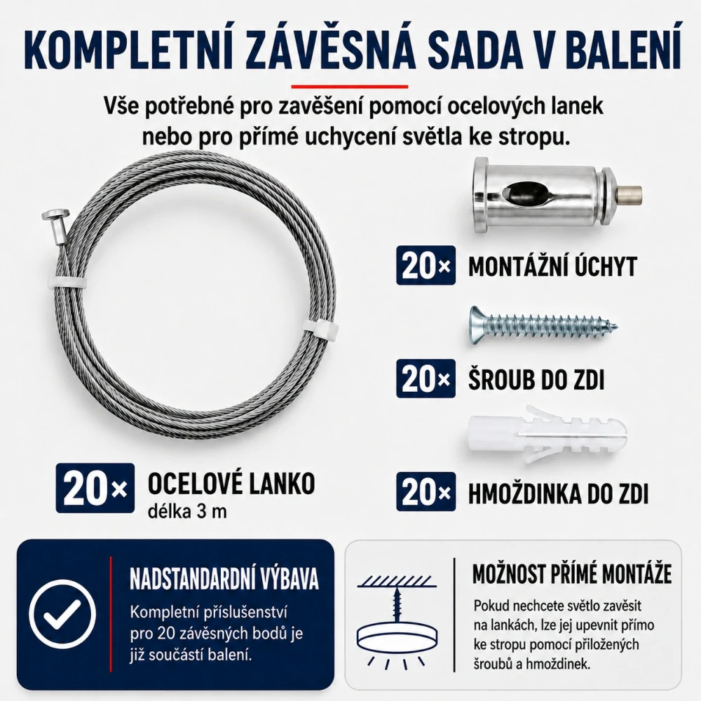 Garlist LRX-14 Hexagon 680 W LED osvětlení, 2,4 × 4,8 m