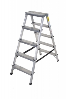J.A.D. Tools 7346 Schůdky hliníkové 2x5 oboustranné