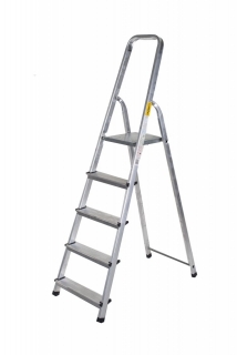 J.A.D. Tools 7349 Schůdky hliníkové 1x5 jednostranné s madlem