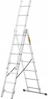 Žebřík 3x7 příček DRABEST DW3-7B