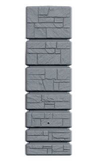 PROSPERPLAST Sud na dešťovou vodu TOWER STONE světle šedý 350l