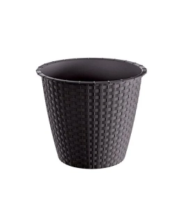 Prosperplast květináč bez misky Ratolla Round - umbra