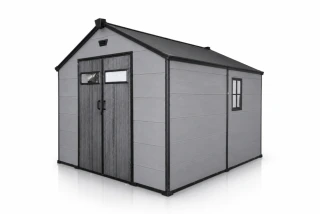 Garlist ZDP-03 Zahradní plastový domek 245 × 245 cm (6 m²) šedý